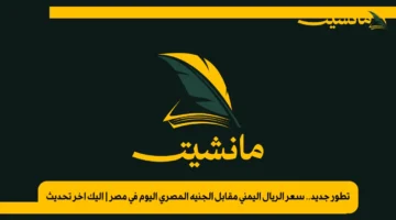 تطور جديد.. سعر الريال اليمني مقابل الجنيه المصري اليوم في مصر إليك آخر تحديث 1